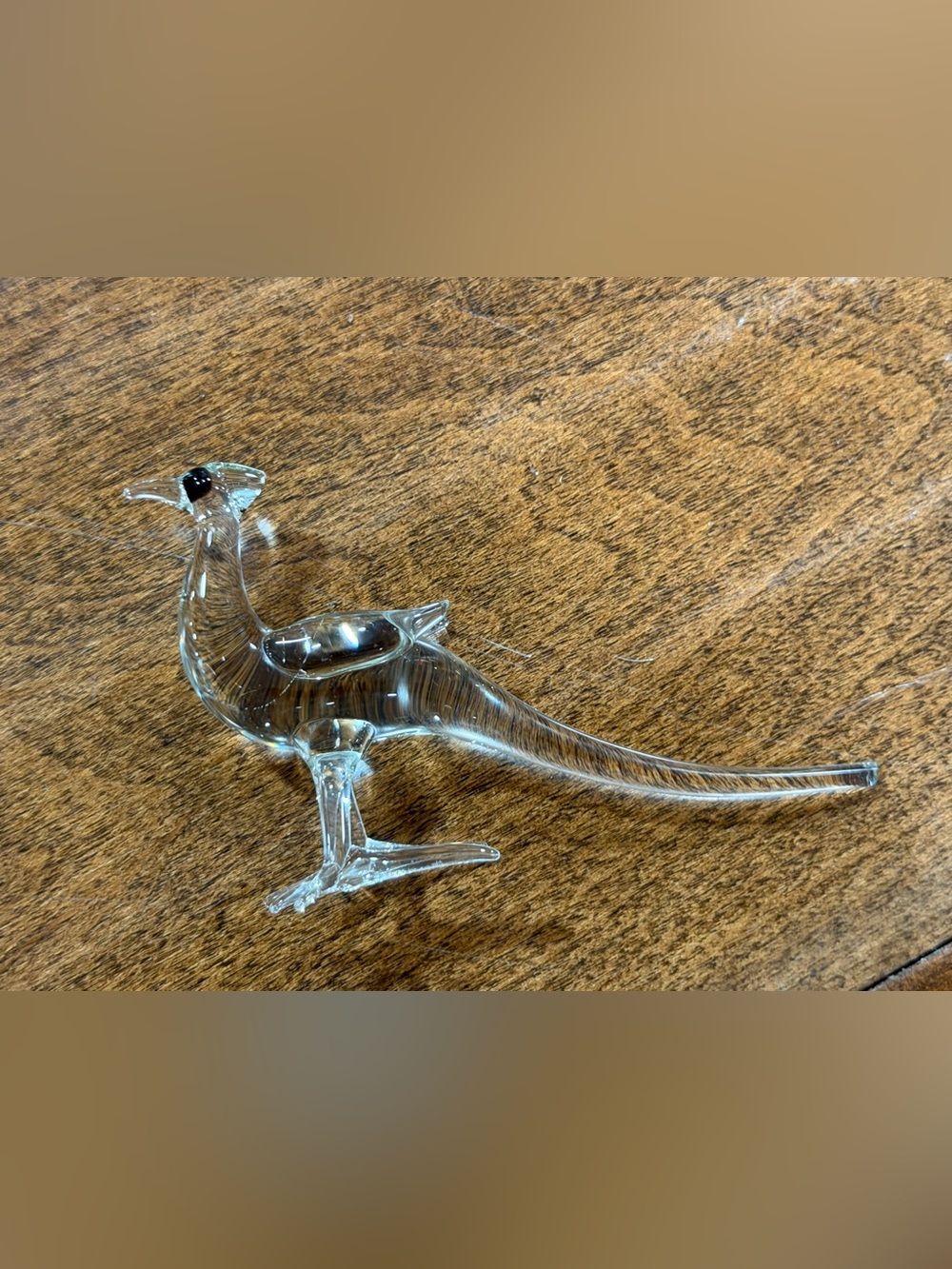 Vintage Miniature Glass Bird
